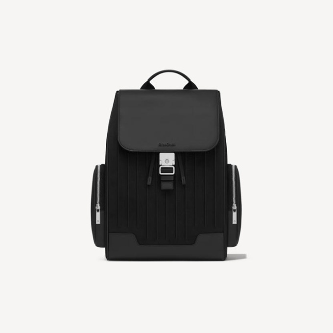 rimowa neverstill leather backpack large